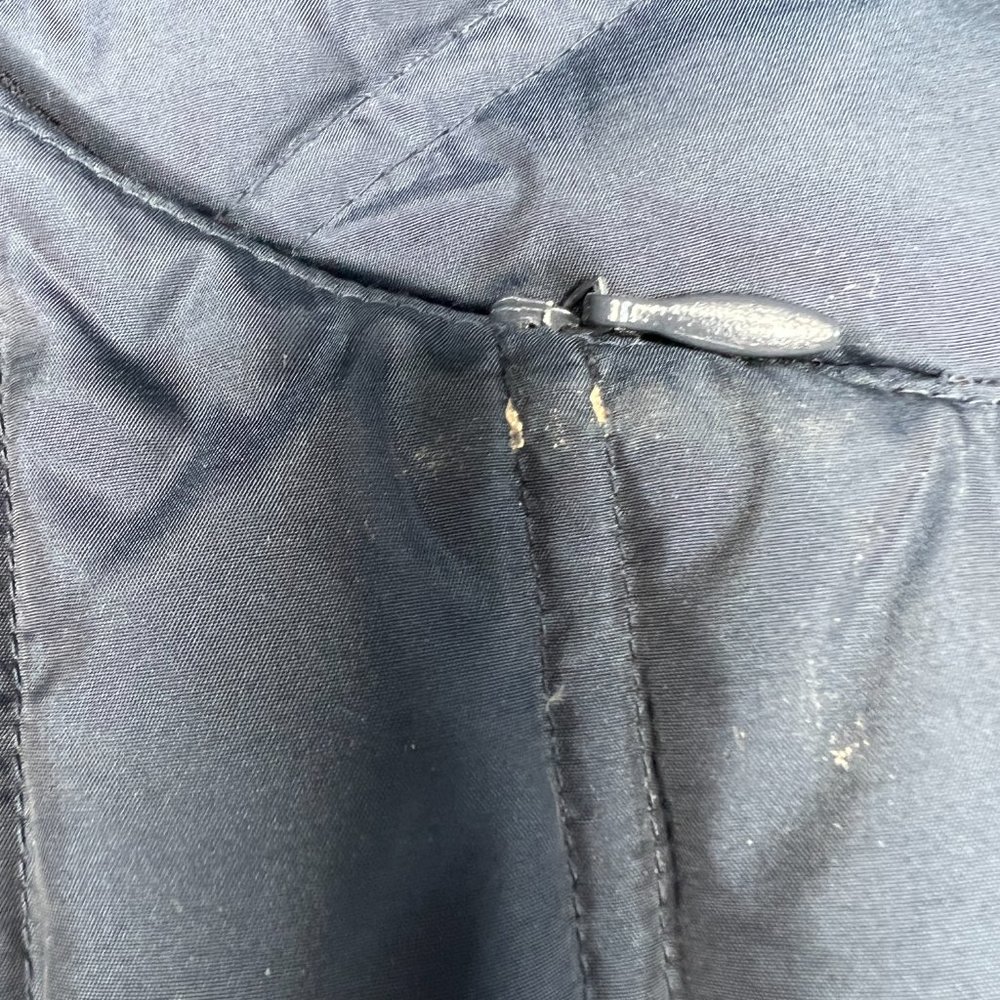MICHAEL Michael Kors Multi Pocket Reversible Puffer Jacket Blue Grey Size S - Picture 15 of 17